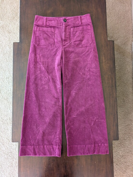 Maeve Pants - Maeve Colette Wide Leg Corduroy Pants